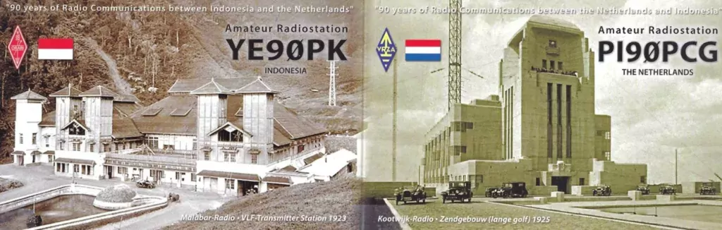 QSL kaart Indonesische Nederalndse zendamateurs de verbinding negentig jaar 5 mei 2013_archief #5
